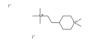 2-(1,1-dimethylpiperidin-1-ium-4-yl)ethyl-trimethylazanium,diiodide结构式