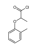 2-(2-methylphenoxy)propanoyl chloride结构式