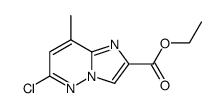 ethyl 6-chloro-8-methylimidazo[1,2-b]pyridazine-2-carboxylate结构式