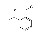 1-(1-bromoethyl)-2-(chloromethyl)benzene Structure