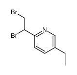 2-(1,2-dibromoethyl)-5-ethylpyridine Structure