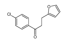 1-(4-chlorophenyl)-3-(furan-2-yl)propan-1-one结构式