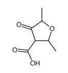 2,5-dimethyl-4-oxooxolane-3-carboxylic acid Structure