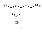 Benzeneethanamine,3,5-dimethyl-, hydrochloride (1:1)结构式