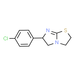 6-(4-CHLOROPHENYL)-2,3,5,6-TETRAHYDROIMIDAZO[2,1-B]THIAZOLE Structure