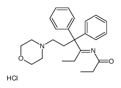 N-(6-morpholin-4-yl-4,4-diphenylhexan-3-ylidene)propanamide,hydrochloride Structure