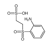 2-(2-aminophenyl)sulfonylethanesulfonic acid Structure