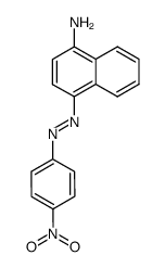 4-(4-nitro-phenylazo)-[1]naphthylamine结构式