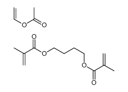 ethenyl acetate,4-(2-methylprop-2-enoyloxy)butyl 2-methylprop-2-enoate Structure