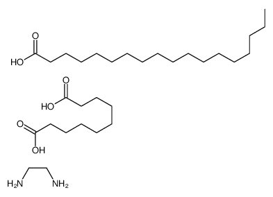 decanedioic acid,ethane-1,2-diamine,octadecanoic acid结构式