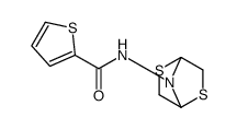 2-Thiophenecarboxamide,N-2,5-dithia-7-azabicyclo[2.2.1]hept-7-yl-(9CI)结构式