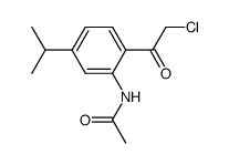 Acetamide,N-[2-(chloroacetyl)-5-(1-methylethyl)phenyl]- (9CI) Structure