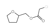 oxolan-2-ylmethyl 2-chloroacetate结构式