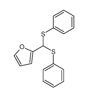 2-(bis(phenylthio)methyl)furan结构式