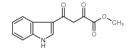 methyl 4-(1H-indol-3-yl)-2,4-dioxobutanoate结构式