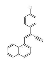 2-(4-chlorophenyl)-3-naphthalen-1-yl-prop-2-enenitrile picture