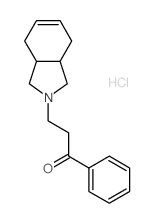 3-(1,3,3a,4,7,7a-hexahydroisoindol-2-yl)-1-phenyl-propan-1-one结构式