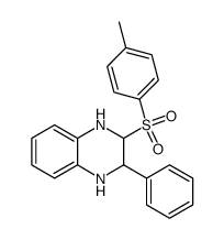 3-Phenyl-2-(p-tolylsulfonyl)-1,2,3,4-tetrahydroquinoxaline结构式