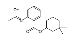 3,3,5-trimethylcyclohexyl N-acetylanthranilate Structure