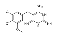 5-[(3,4,5-trimethoxyphenyl)methyl]pyrimidine-2,4,6-triamine Structure