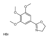 2-(3,4,5-trimethoxyphenyl)-4,5-dihydro-1,3-oxazole,hydrobromide Structure