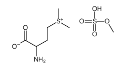 (3-amino-3-carboxypropyl)dimethylsulphonium methyl sulphate Structure
