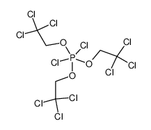 dichloro-(2,2,2-trichloroethoxy)phosphorane结构式