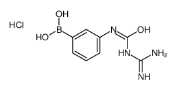 [3-(diaminomethylidenecarbamoylamino)phenyl]boronic acid hydrochloride picture