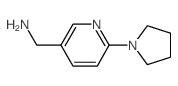 [6-(1-Pyrrolidinyl)-3-pyridinyl]methanamine结构式