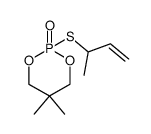 2-(but-3-en-2-ylthio)-5,5-dimethyl-1,3,2-dioxaphosphinane 2-oxide结构式