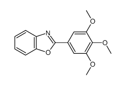 2-(3,4,5-trimethoxyphenyl)benzo[d]oxazole结构式