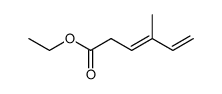 ethyl (E)-4-methyl-3,5-hexadienoate Structure
