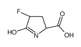 Proline, 4-fluoro-5-oxo- (7CI,8CI,9CI) structure