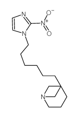 1-[8-(2-nitroimidazol-1-yl)octyl]piperidine结构式