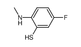 5-fluoro-2-(methylamino)benzenethiol Structure