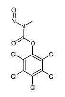 (2,3,4,5,6-pentachlorophenyl) N-methyl-N-nitrosocarbamate Structure