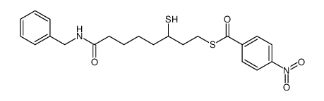 N-benzyl-8-(S-p-nitrobenzoyl)dihydrolipoamide Structure