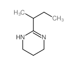 Pyrimidine,1,4,5,6-tetrahydro-2-(1-methylpropyl)- Structure