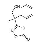 3-(2-Hydroxy-1-methyl-1-phenylethyl)-1,4,2-dioxazol-5-on Structure