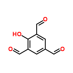 2-HYDROXY-1,3,5-BENZENETRICARBALDEHYDE structure