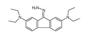 2-N,2-N,7-N,7-N-tetraethyl-9-hydrazinylidenefluorene-2,7-diamine Structure