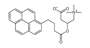 (1-Pyrenebutyryl)carnitine Structure