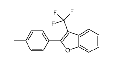 2-(4-methylphenyl)-3-(trifluoromethyl)-1-benzofuran Structure