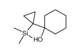 1-(1-trimethylsilylcyclopropyl)cyclohexanol Structure