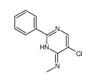 5-chloro-N-methyl-2-phenylpyrimidin-4-amine结构式