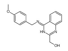 [4-[(4-methoxyphenyl)methylamino]quinazolin-2-yl]methanol Structure