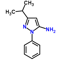 3-ISO-PROPYL-1-PHENYL-1H-PYRAZOL-5-AMINE Structure