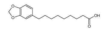 9-(1,3-benzodioxol-5-yl)nonanoic acid Structure