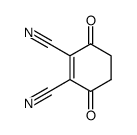 2,3-dihydro-5,6-dicyano-p-benzoquinone结构式