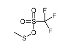 methylsulfenyl trifluoromethanesulfonate Structure